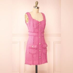 ✨ Storia Pink Tweed Mini Dress ✨